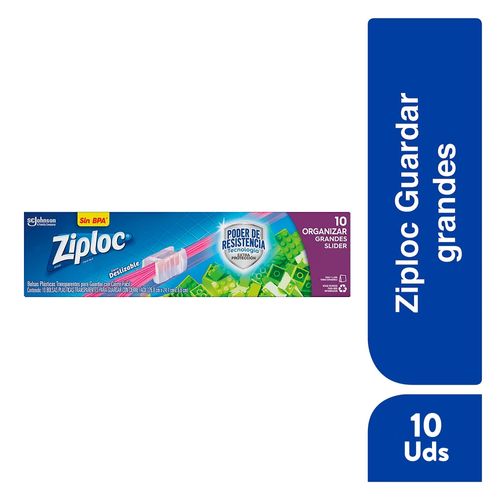 Bolsa Ziploc Grande 10u