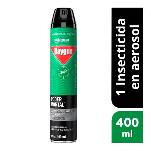 Insecticida En Aerosol Baygon Poder Mortal - 400ml