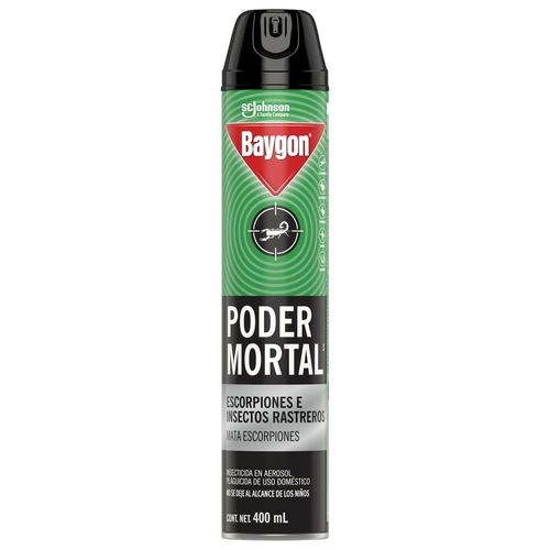 Insecticida En Aerosol Baygon Poder Mortal - 400ml