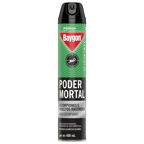 Insecticida En Aerosol Baygon Poder Mortal - 400ml