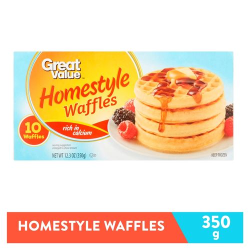 Waffle Great Value Congelado Estilo Casero - 350g