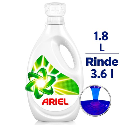 Detergente Ariel Doble Poder Líquido Concentrado - 1.8 L