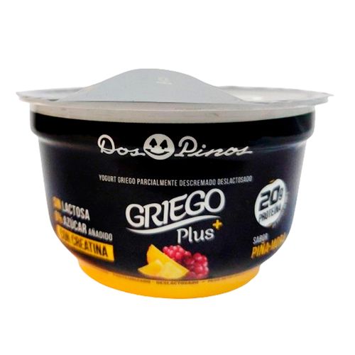 Yogurt Dos Pinos Griego piña y mora - 200 g