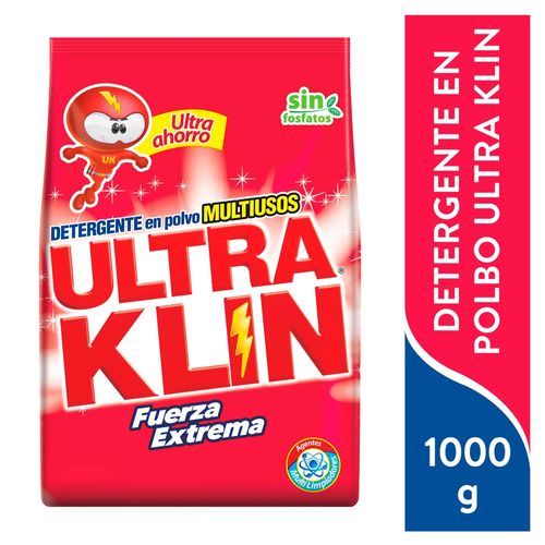 Detergente en polvo Ultrakin fuerza extrema - 1000 g