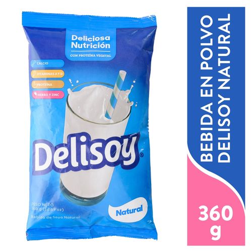 Bebida en Polvo Delisoy Natural - 360 g