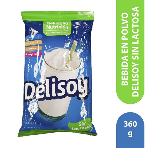 Bebida en Polvo Delisoy sin Lactosa - 360 g