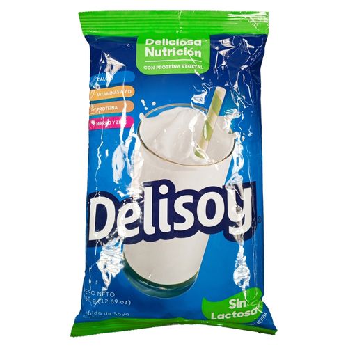Bebida en Polvo Delisoy sin Lactosa - 360 g