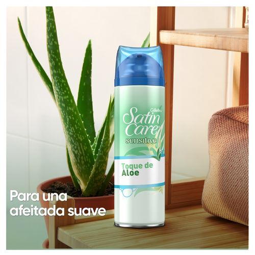 Gel Para Rasurar Gillette Con Aloe Satin Care Sensitive - 200ml