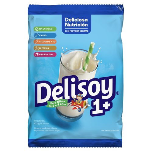 Bebida en Polvo Delisoy sin Lactosa 1 más - 800 g