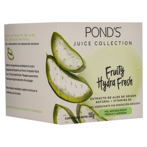 Gel Hidratante Pond's Extracto Aloe, Piel Naturalmente Fresca Y Luminosa - 110ml