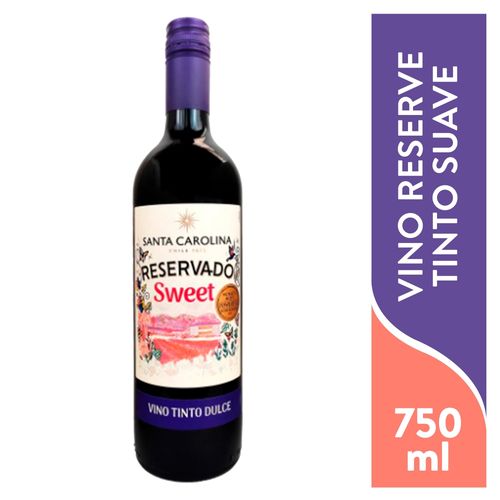 Vino Tinto Santa Carolina Reservado Suave 750Ml