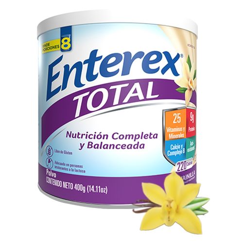 Fórmula Enterx Total vainolla en polvo -400 g
