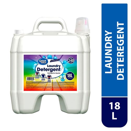 Detergente Liquido Great Value 18000Ml