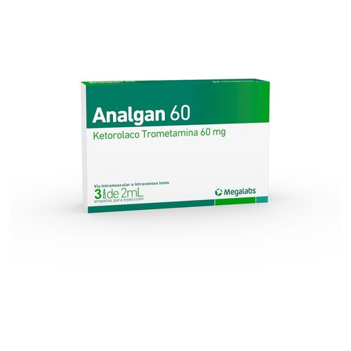 Analgan 60 Megalabs ampolla