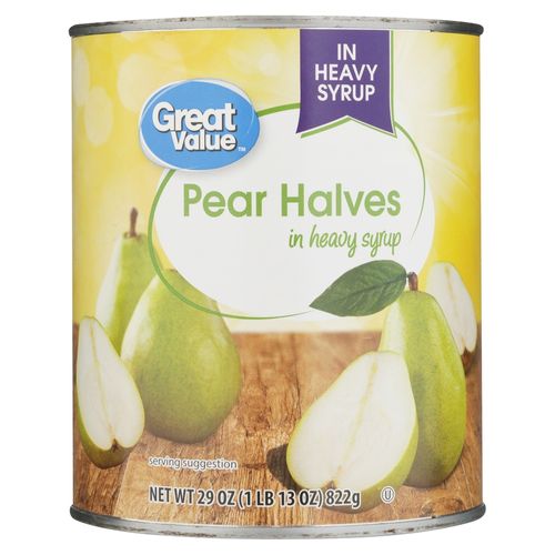 Peras Great Value en Almíbar - 822 g