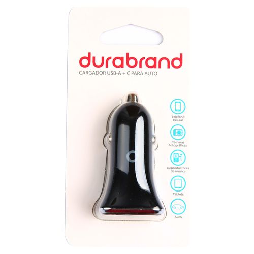 Cargador Durabrand celulares para auto puerto usb