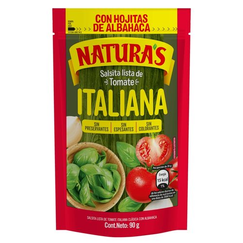 Salsa Natura's Italiana Clásica - 90 g