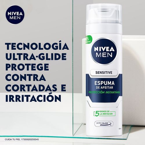 Espuma Nivea Men Para Afeitar Sensitive - 200 ml