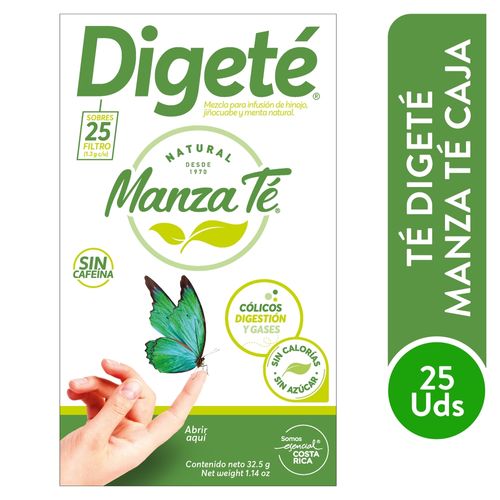 Te Digete Manza Tè Caja -25 Uds - 32.5 g