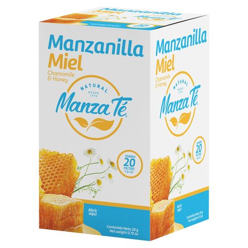 Te Manzanilla Miel Manza Tè Caja -20 Uds - 20 g