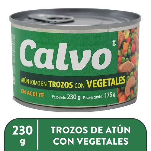Atún Calvo Vegetales Trozos - 230 g