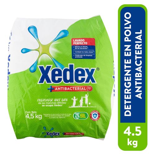 Detergente Xedex Antibacterial 4.5 Kg