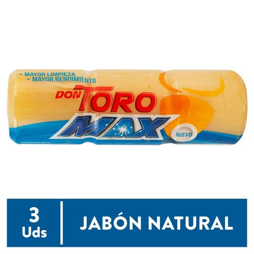 Don Toro Jabón Natural - 3 Uds