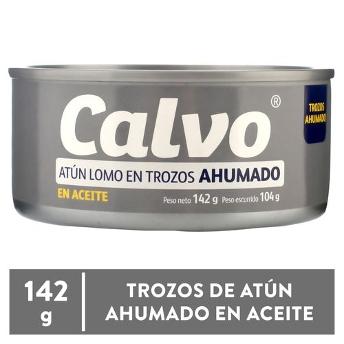 Atun Calvo Trozos Ahumado En Aceite - 142 g