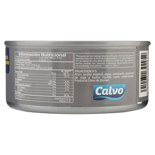 Atún Calvo en Trozos Ahumado En Aceite - 142 g