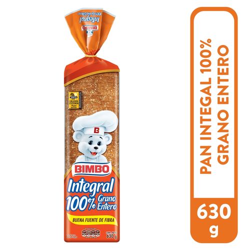 Pan Bimbo Sandwich Integral Fibra - 630gr