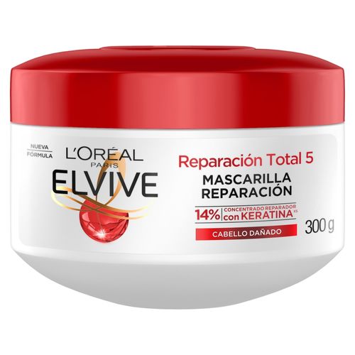 Mascarilla L'Oréal Paris Elvive Reparación Total 5 - 300 ml