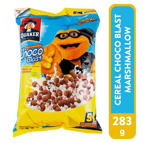 Cereal Quaker Choco Blast Con Malvaviscos  - 283 g