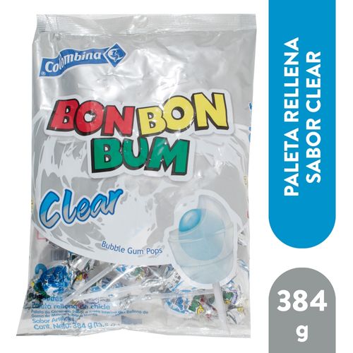 Bonbon Bum Colombina Clear - 384 g