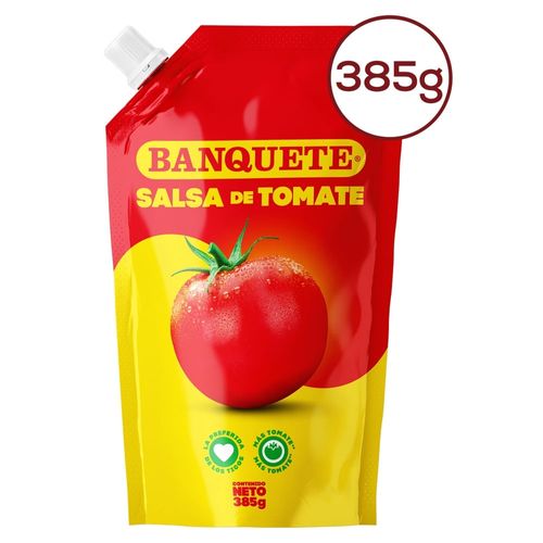 Salsa Tomate Ketchup Marca Banquete Doypack - 385g