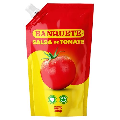 Salsa Tomate Ketchup Marca Banquete Doypack - 385g