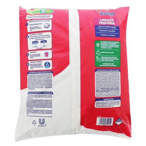 Detergente En Polvo Xedex Máximo Poder Frutos Del Bosque - 4500 g