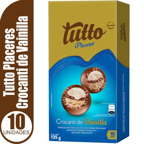 Choco Tutto Placeres Crocanti 10u 135gr