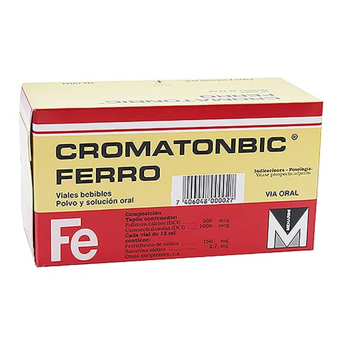 S-Cromatonbic Ferro 12 Ml 10 Vial Bb