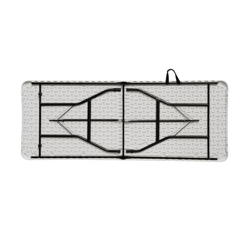 Mesa plegable Hometrends color blanco de plástico
