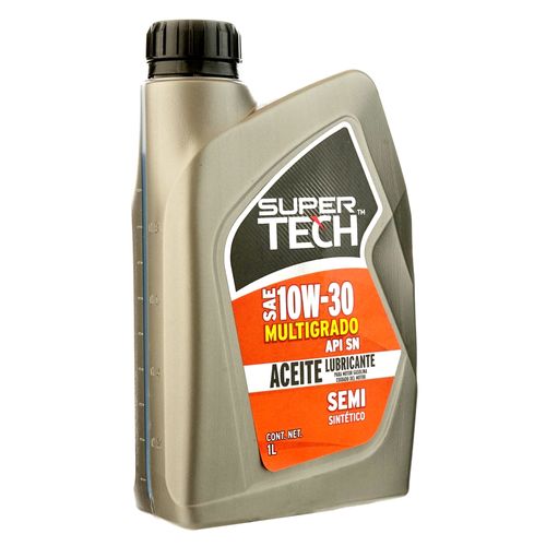 Aceite Super Tech multigrado semi sintético 10W30 - 1 L