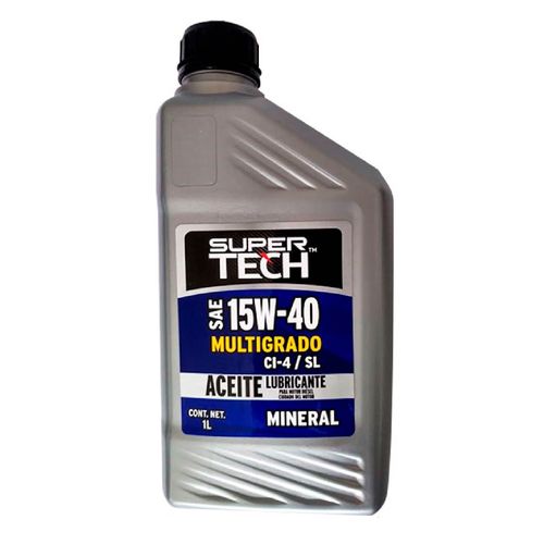 Aceite Super Tech 15w40 mineral - 1 L