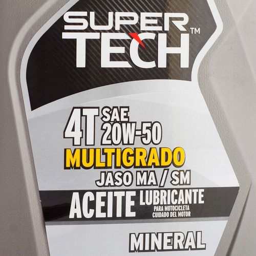 Aceite lubricante Super Tech 20w40 mineral- 1 L