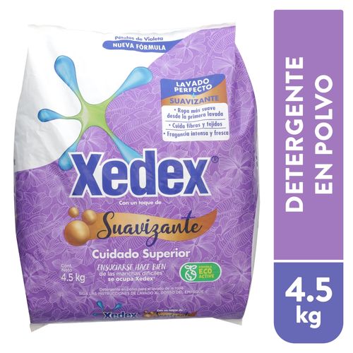 Detergente multiacción Xedex con suavizante pétalos de violeta - 5000 g