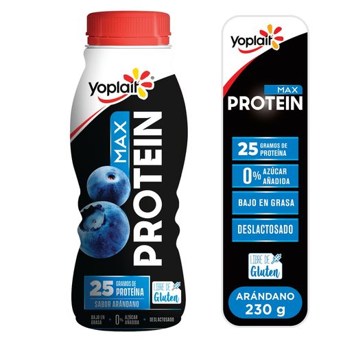 Yogurt Yoplait max protein arándanos - 230 g