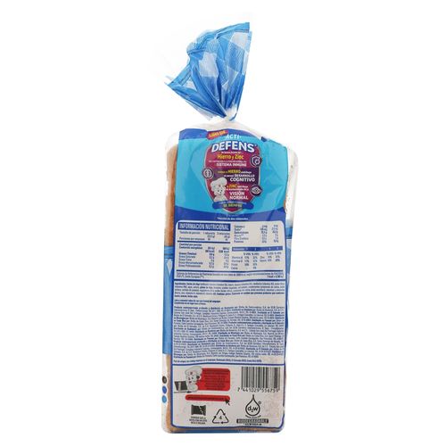 Pan Bimbo Blanco Mediano - 450 g