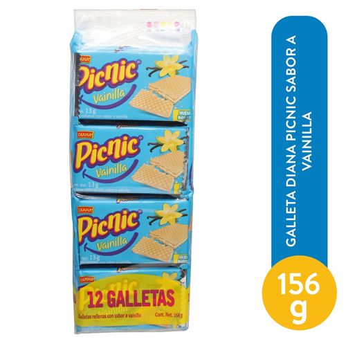 Galleta Diana Picnic Vainilla -156gr