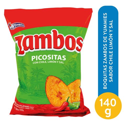 Boquita Yummies Zambos Chile Limon - 140gr