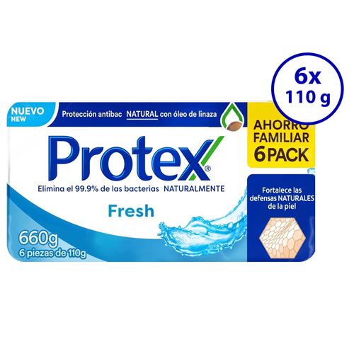 Jabon Corporal Protex Fresh 110 g 6 Pack