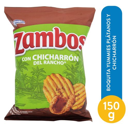 Boquita Yummies Platanos Y Chicharron - 150gr