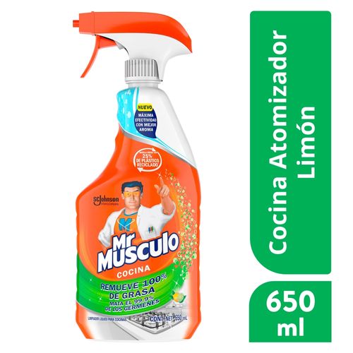 Desengrasante Mr. Musculo® Para Cocina  limón Atomizador  - 650ml